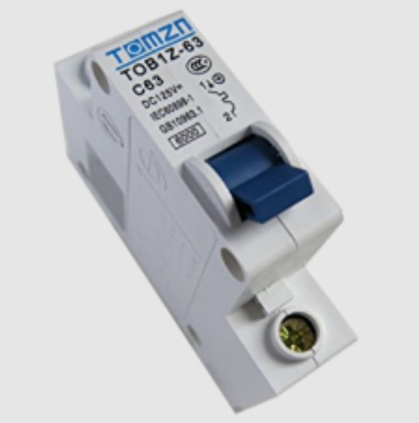25A DC DIN Mount Breaker 125V MCB C curve